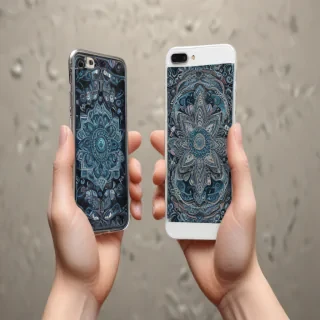 phone in hand png