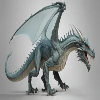 transparent dragon