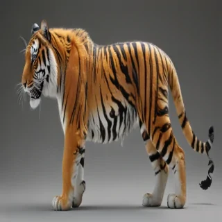 transparent tiger