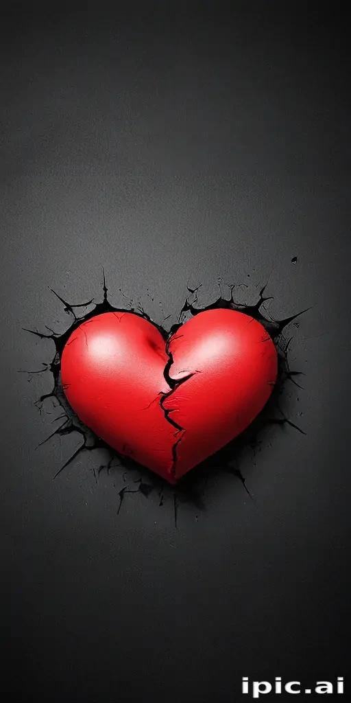 broken heart background