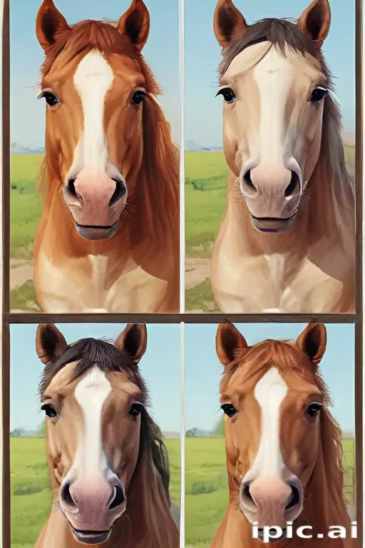 horses cartoon
