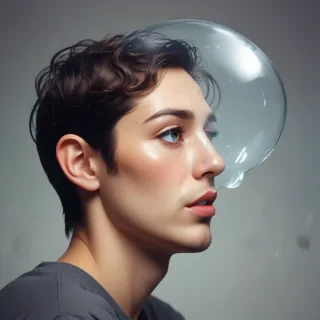 transparent thought bubble