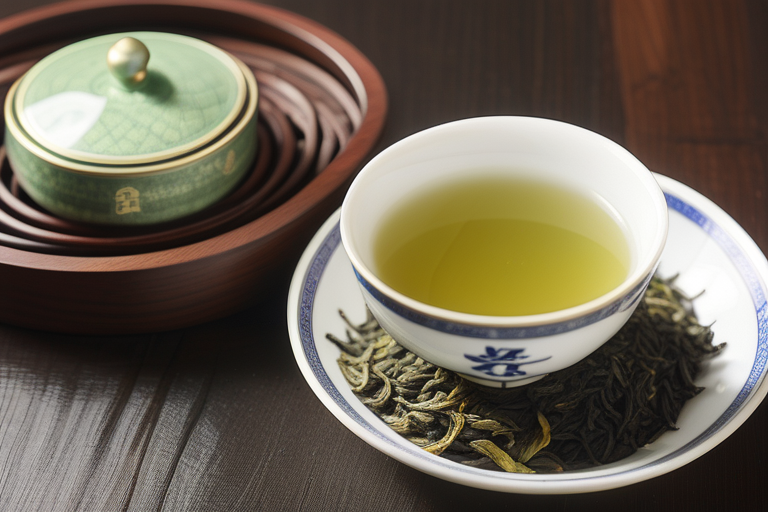 green tea with roasted rice