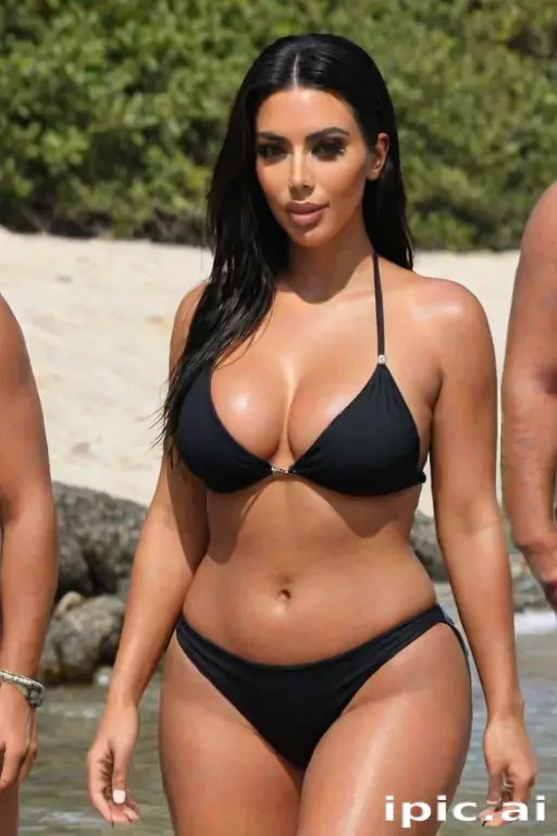 Kim Kardashian in bikini