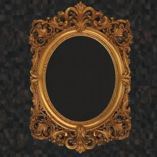 golden frame png transparent