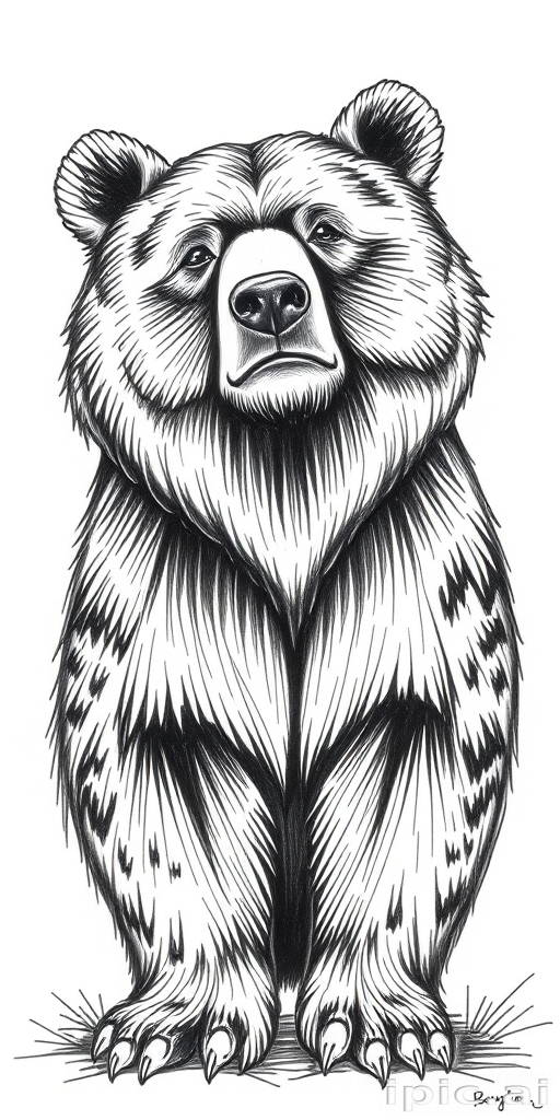 bear drawing