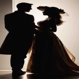 couple silhouette