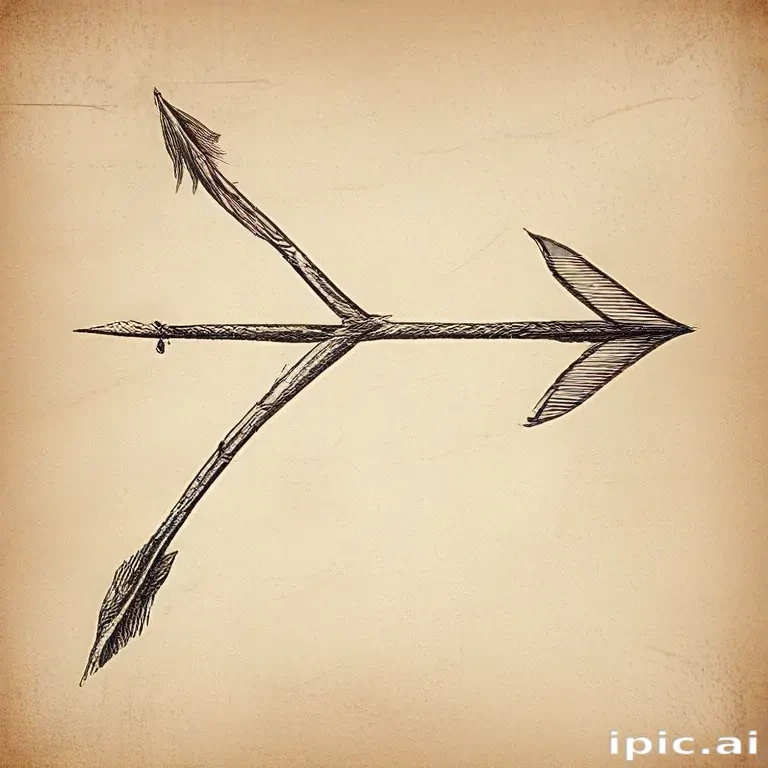 hand drawn arrow