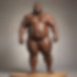 black fat man