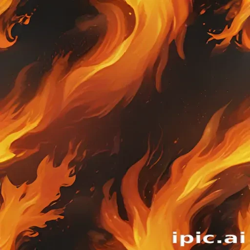 background on fire