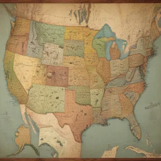 map united states