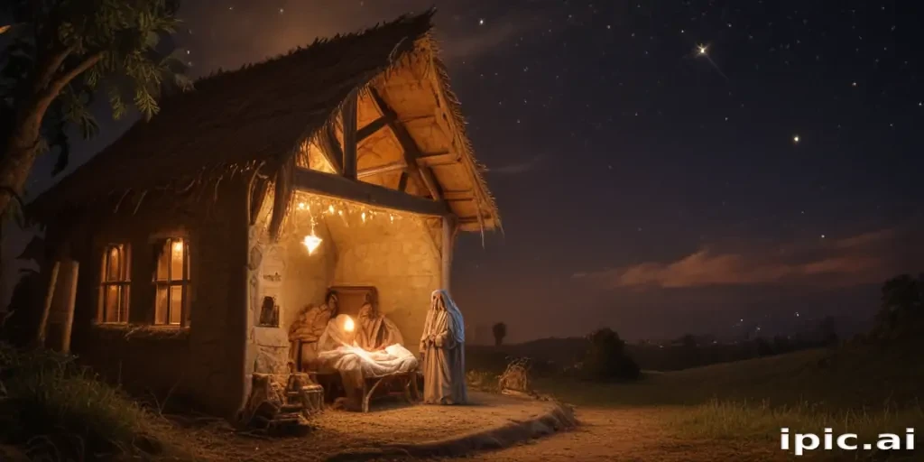 free nativity scene background images