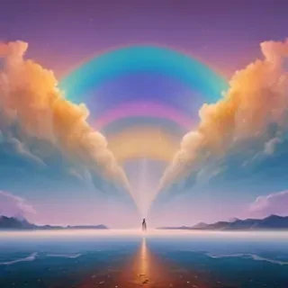 aesthetic rainbow wallpaper