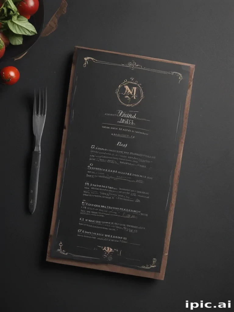 menu mockup free