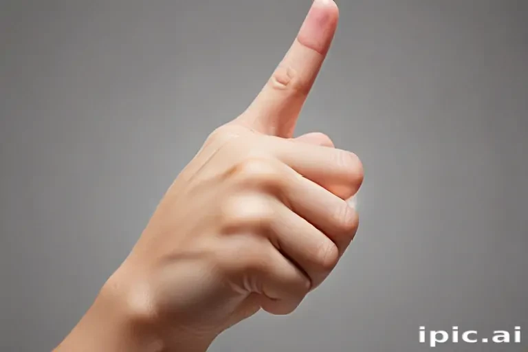finger point png