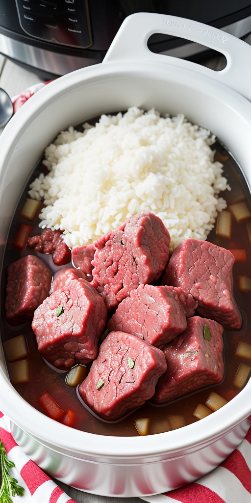 frozen ground beef in crock pot
