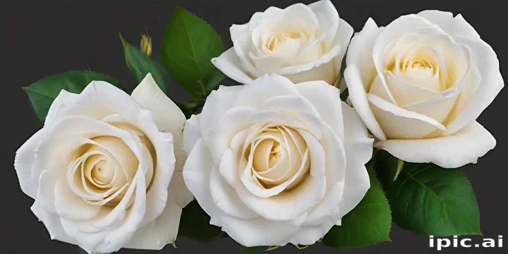 white roses png