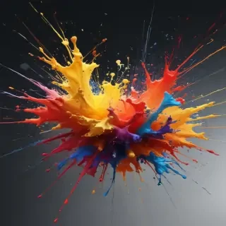 paint splatter transparent