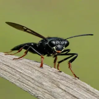 black wasp