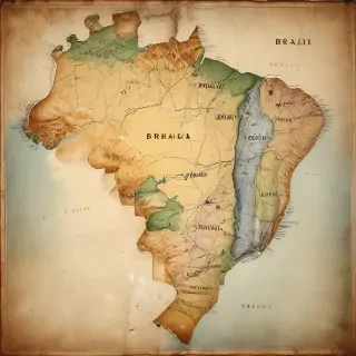 map of brazil