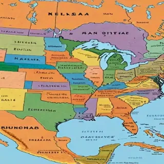 united states map with state names