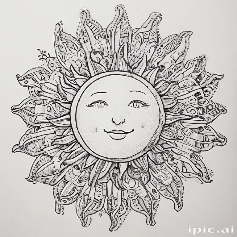 sun doodle