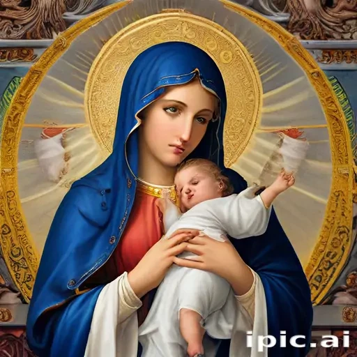 virgin mary clipart