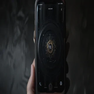 dark phone background