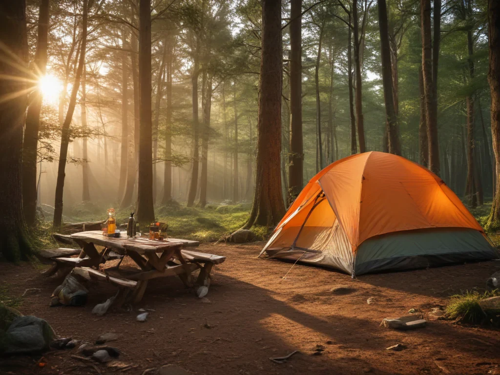 camping background
