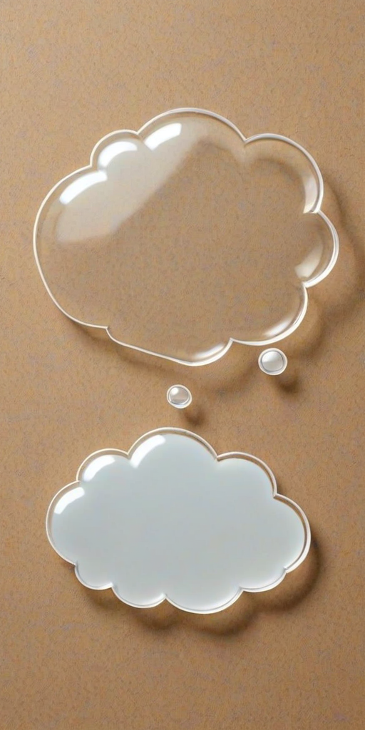 transparent thought bubble