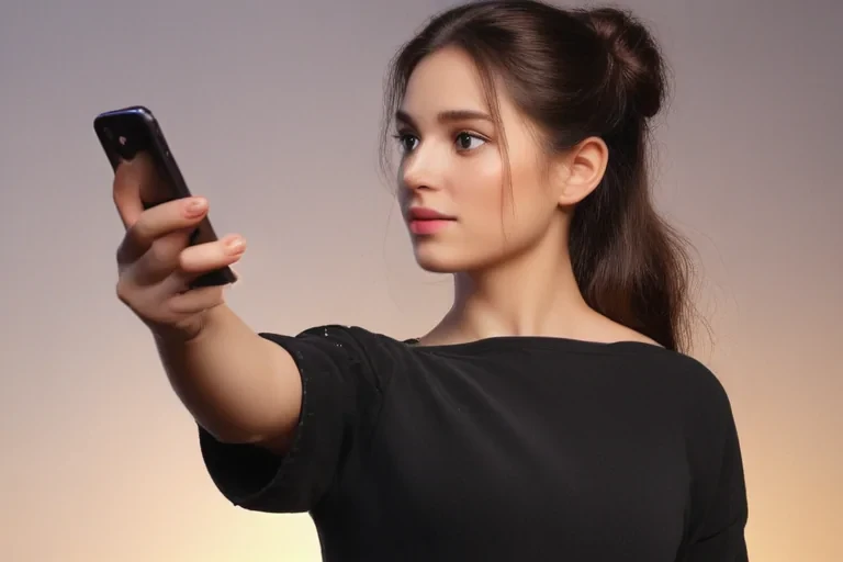 person holding phone