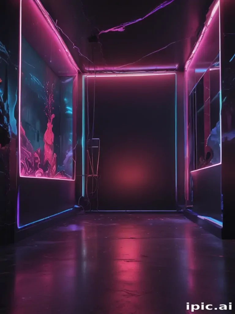 neon background aesthetic