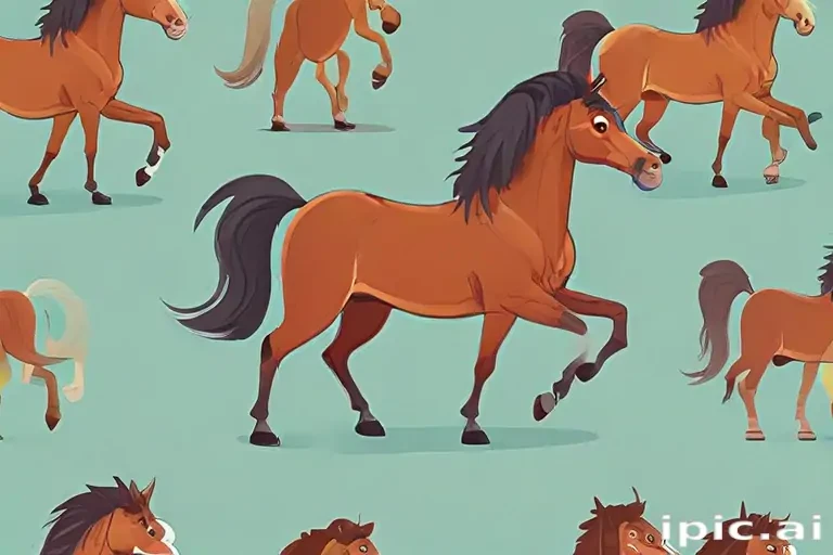 cartoon horse