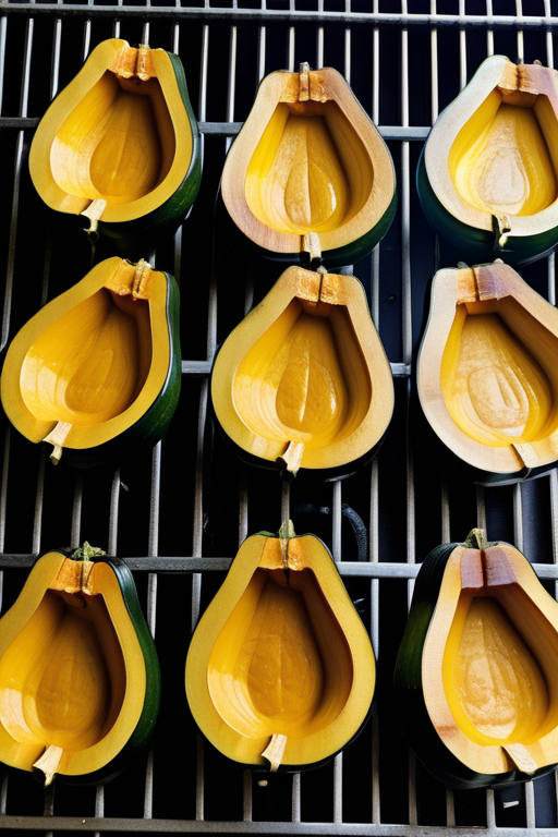 acorn squash on the grill
