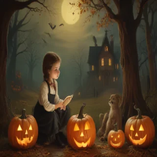 public domain vintage halloween art