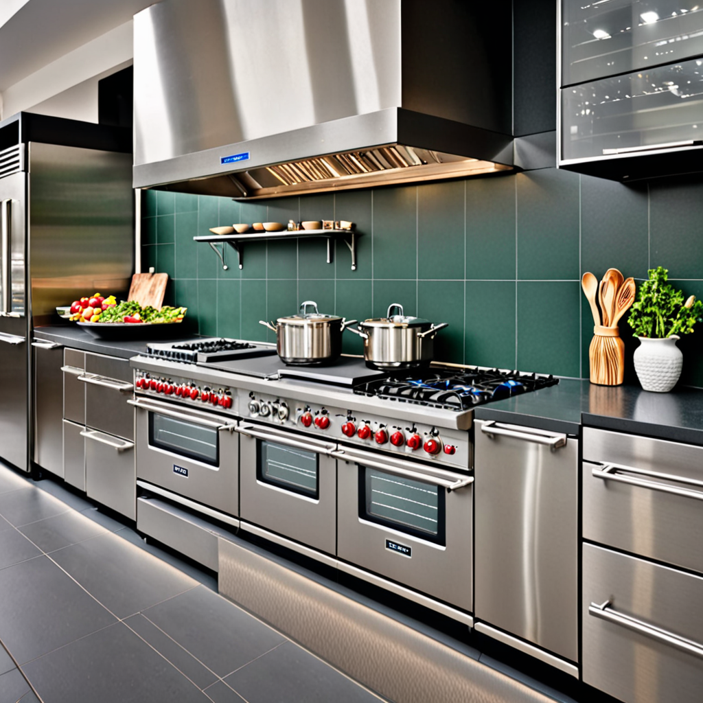 Cooking Renge Ss Restaurent kitchen with stainless steel cooking range