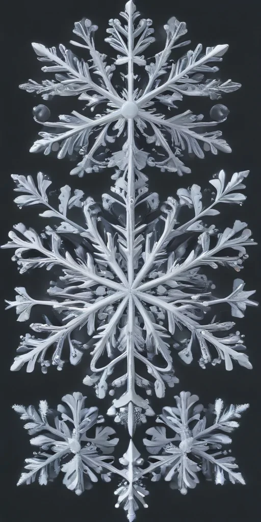 snowflake clipart free