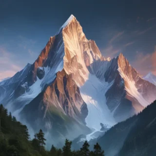 transparent mountains