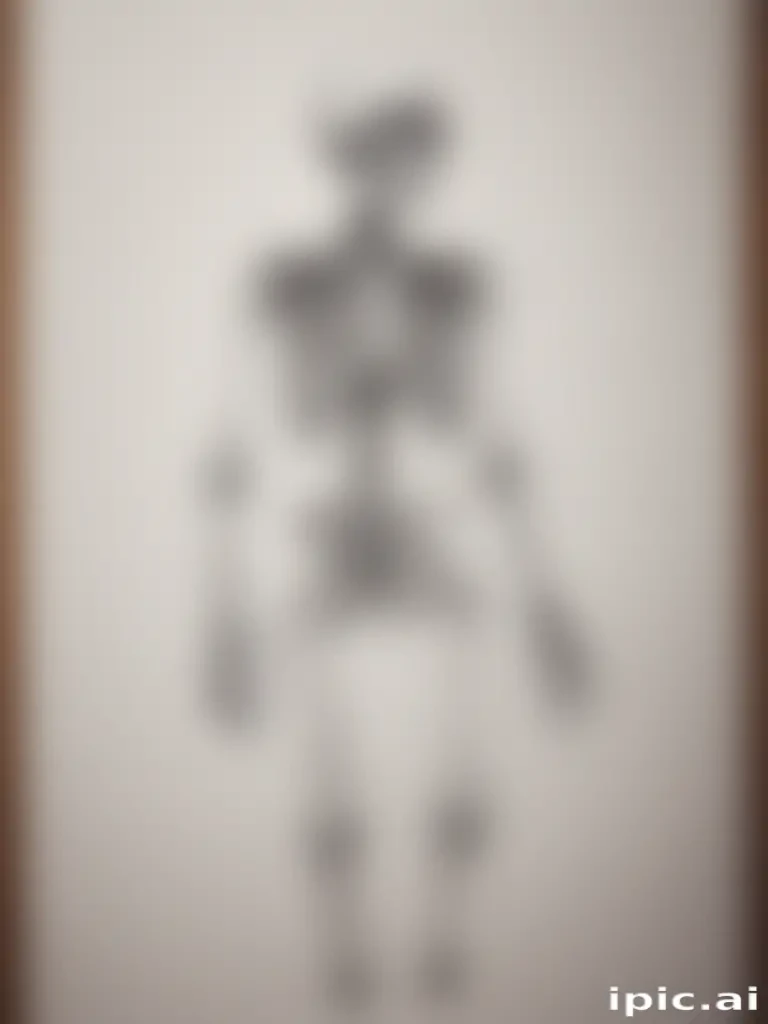 creative skeleton drawings