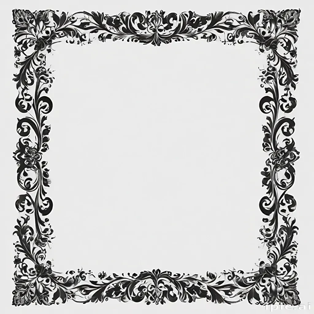 border clip art black and white