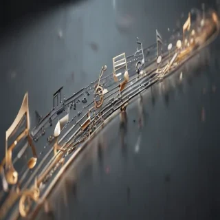 music notes transparent