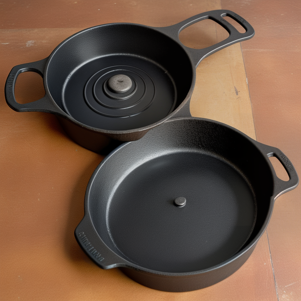 cast iron loaf pan with lid