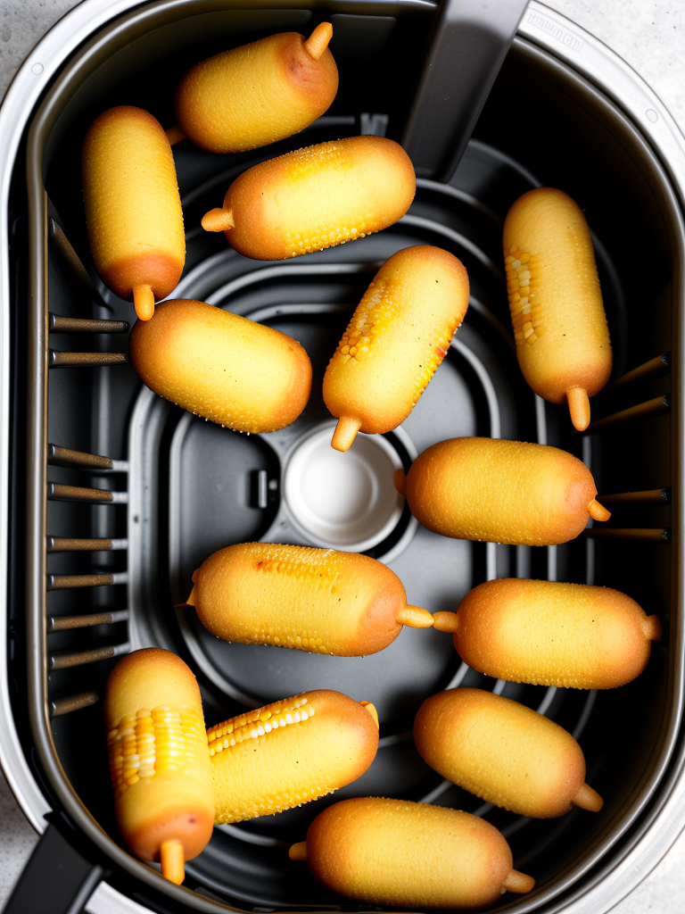 mini corn dogs in the air fryer