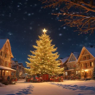 astetic christmas wallpaper