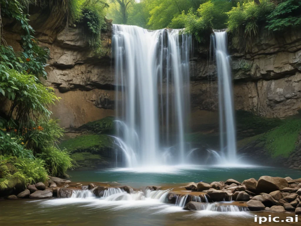 water fall wall paper
