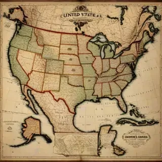 united states of america map