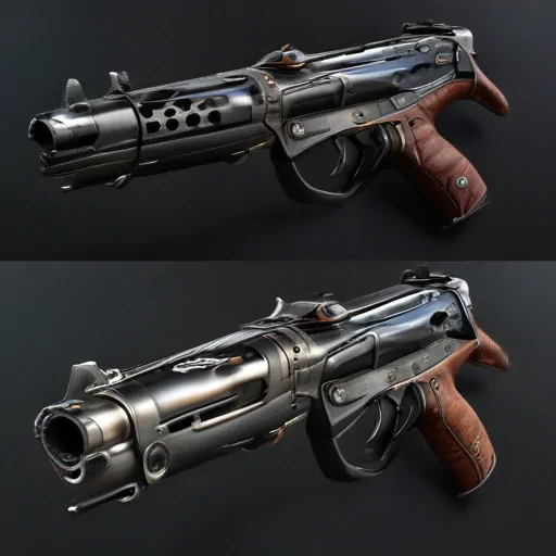 gun with no background