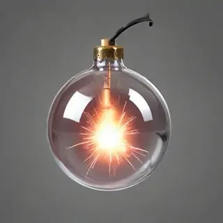 transparent bomb