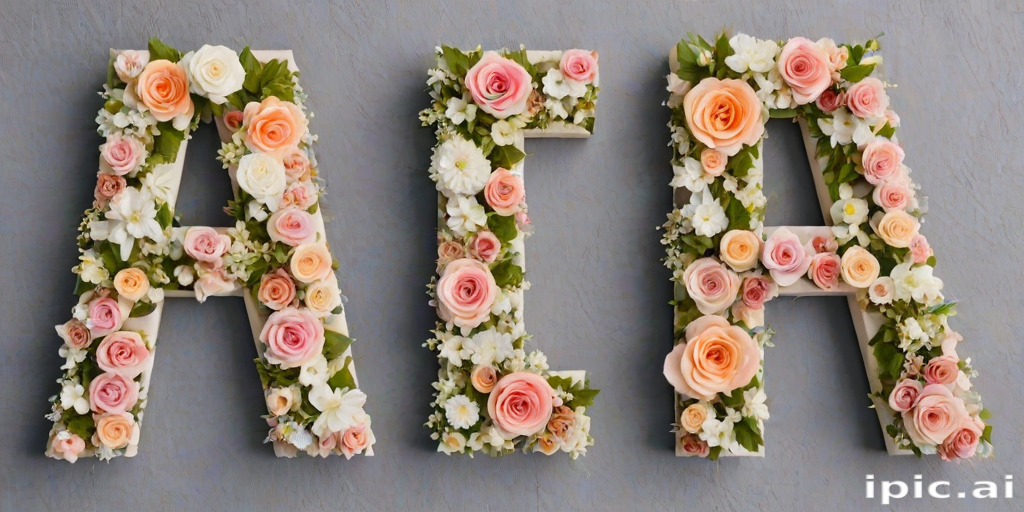 floral letters