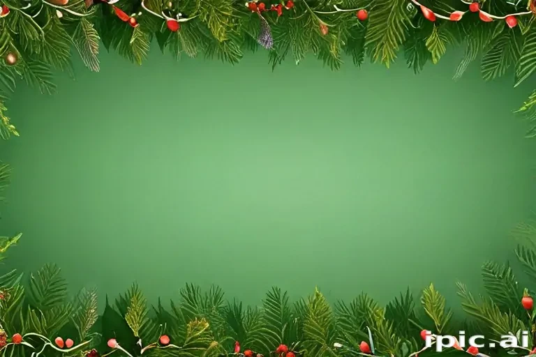 christmas background green